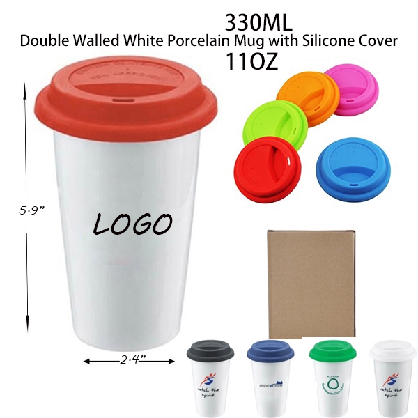 AIN1137 Ceramic Cup With Silicone Cover