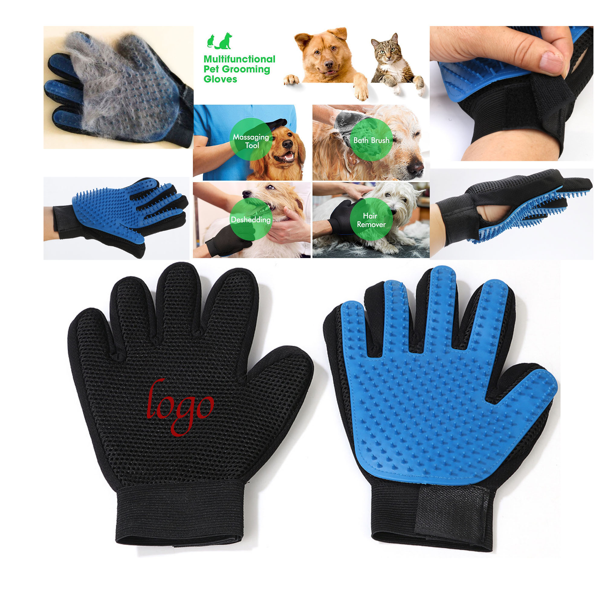 AIAZ216 Pet Bath Gloves