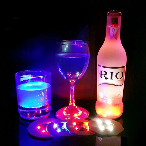 AIAZ012 LED Flashing Martini Cup Coaster