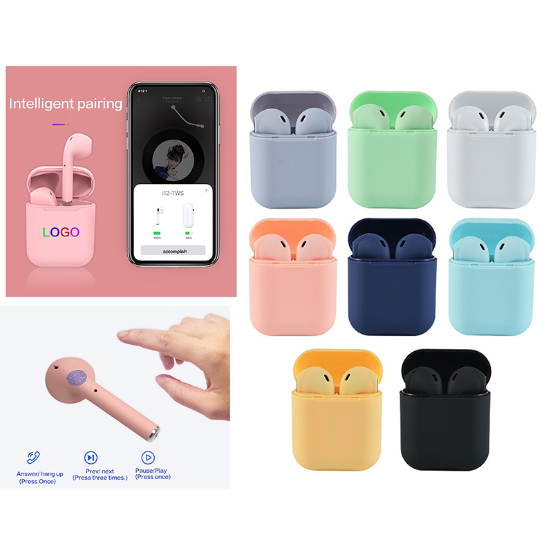 AIAZ245  Macaron Wireless Headphones With Charging Box