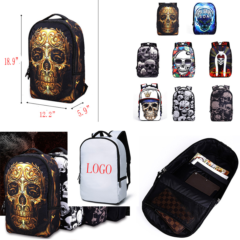 AIAZF341 / Skull Travel Bag 