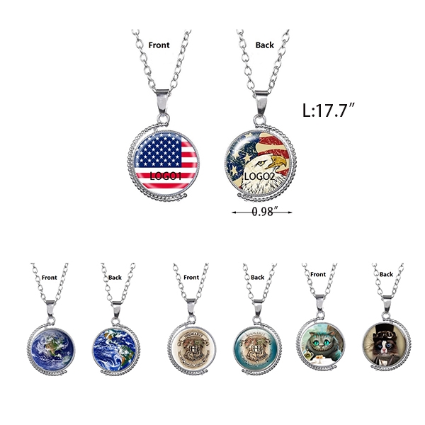 AIN1436 Time gem Necklace