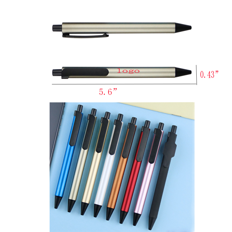 AIAZW381 / Matel Button Ballpoint Pen 