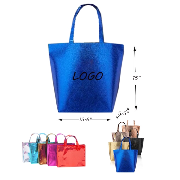 AIN1272 Non Woven Metallic Tote Bag