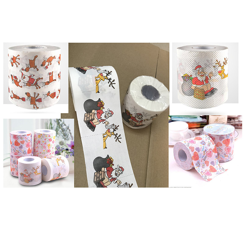 AIAZW528 / Christmas Toilet Print Paper 