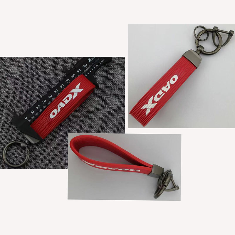 AIAZ407 / Leather Key Chain-Red 