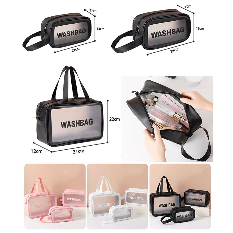 AIAZ439 / Transparent wash bag 