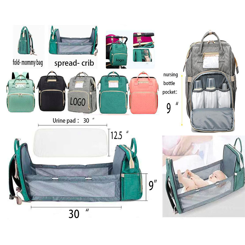  AIAZ451 / Foldable baby bed Mommy bag 