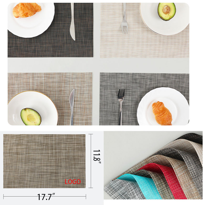  AIAZ475 / PVC Woven Meal Cup Placemat 