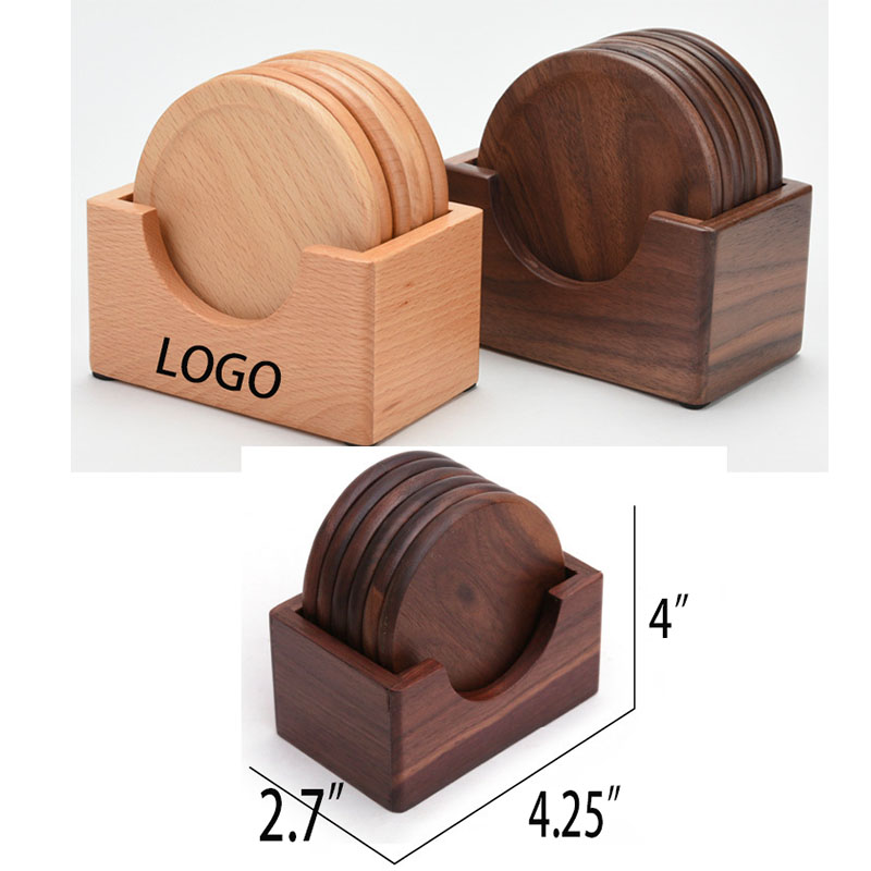  AIAZ477 / Wood Cup Placemat Set 