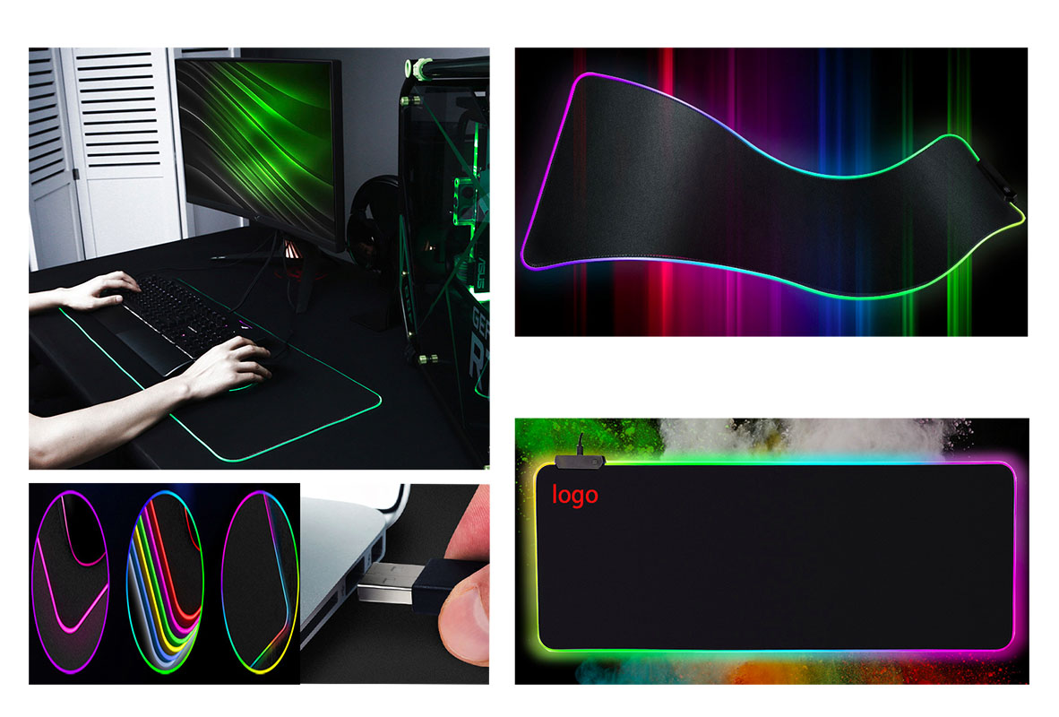  AIAZ480 / LED Flash Gaming Mouse Pad 