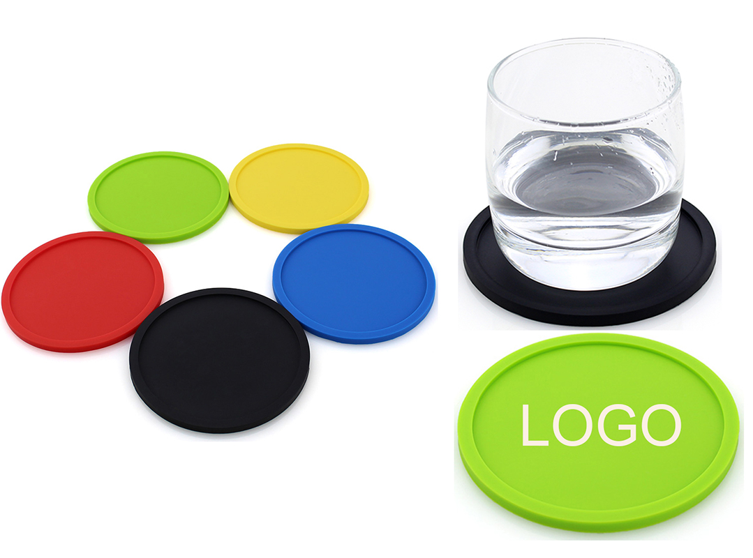 AIAZW535 / Round Silicone Coasters 