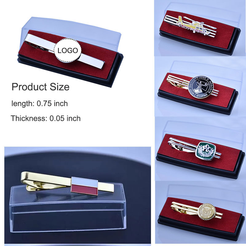  AIAZE324 / 3D Fashion Metal Custom Logo Tie Clip 