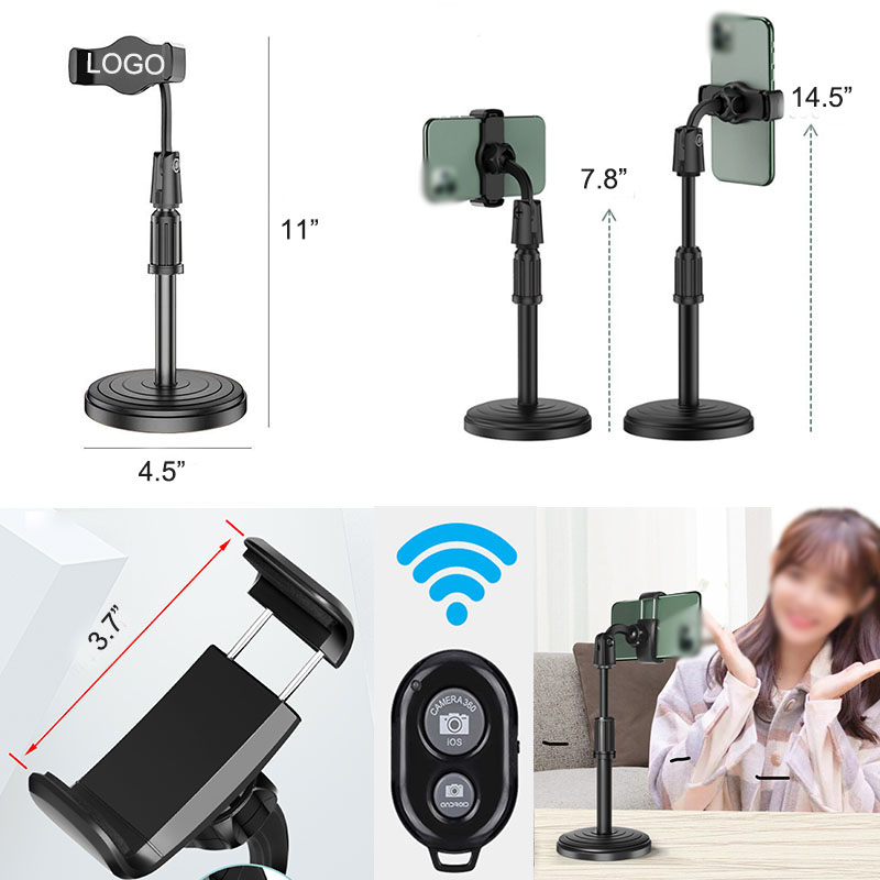  AIAZE327 / 360 Degree Rotating Adjustable Desktop Stand with Remote Con 