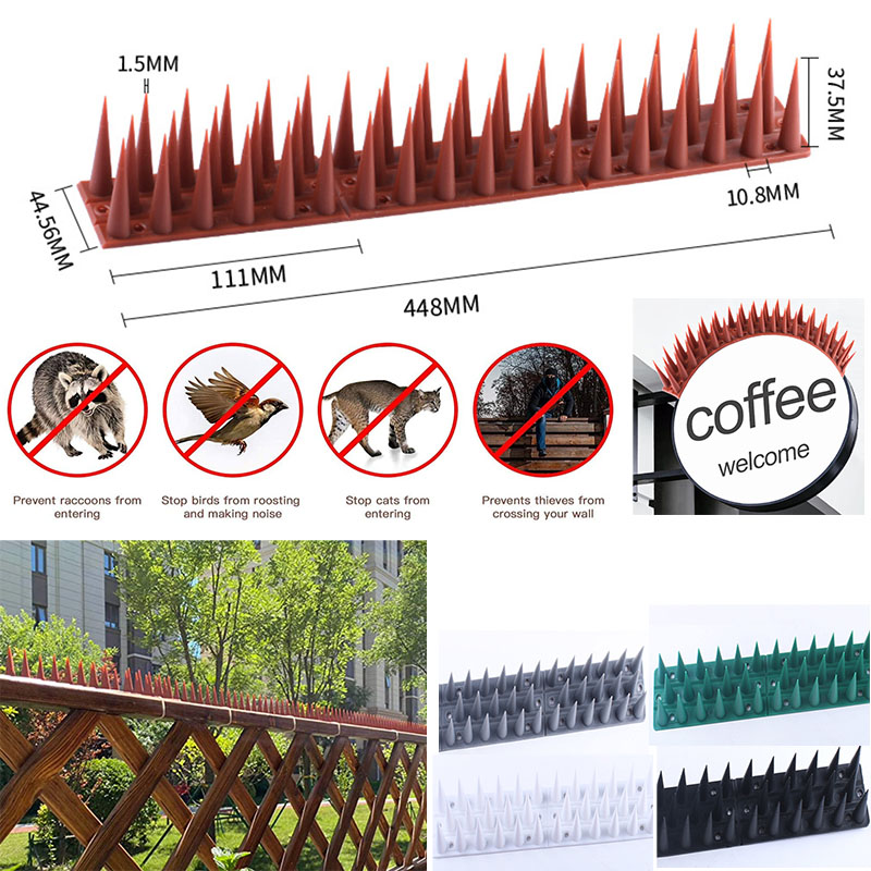 AIAZE294 / Bird Spikes Plastic Anti Cat Bird Anti-Climb Security 