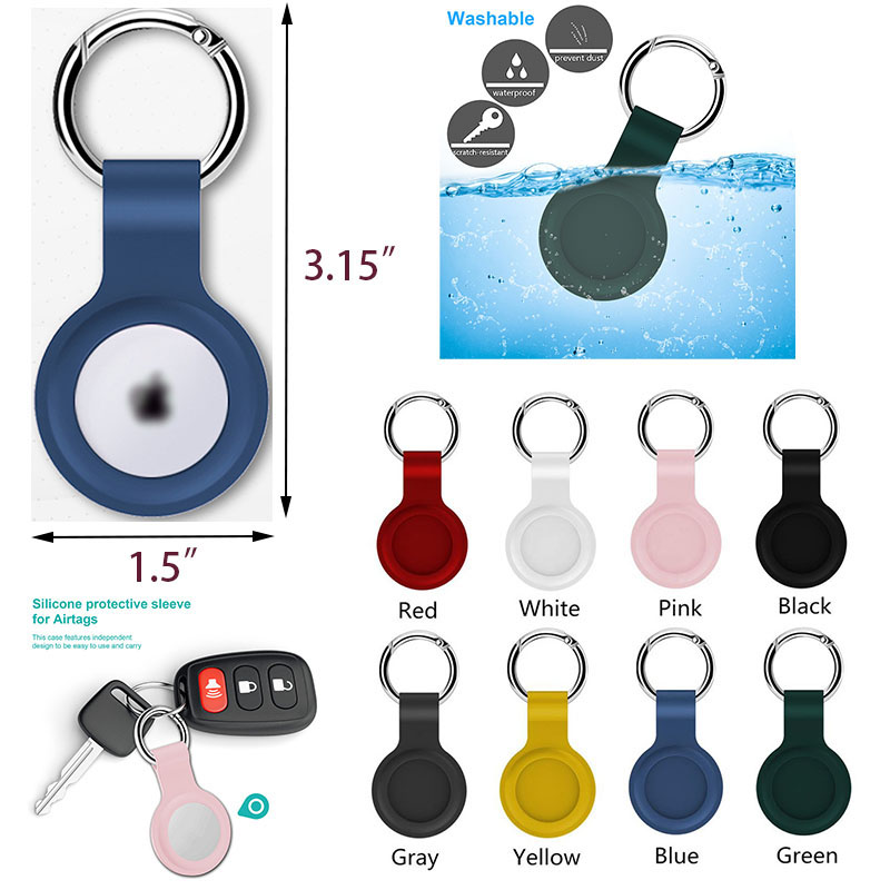  AIAZE014 / Soft Silicone Tracker Case with Key Chain 