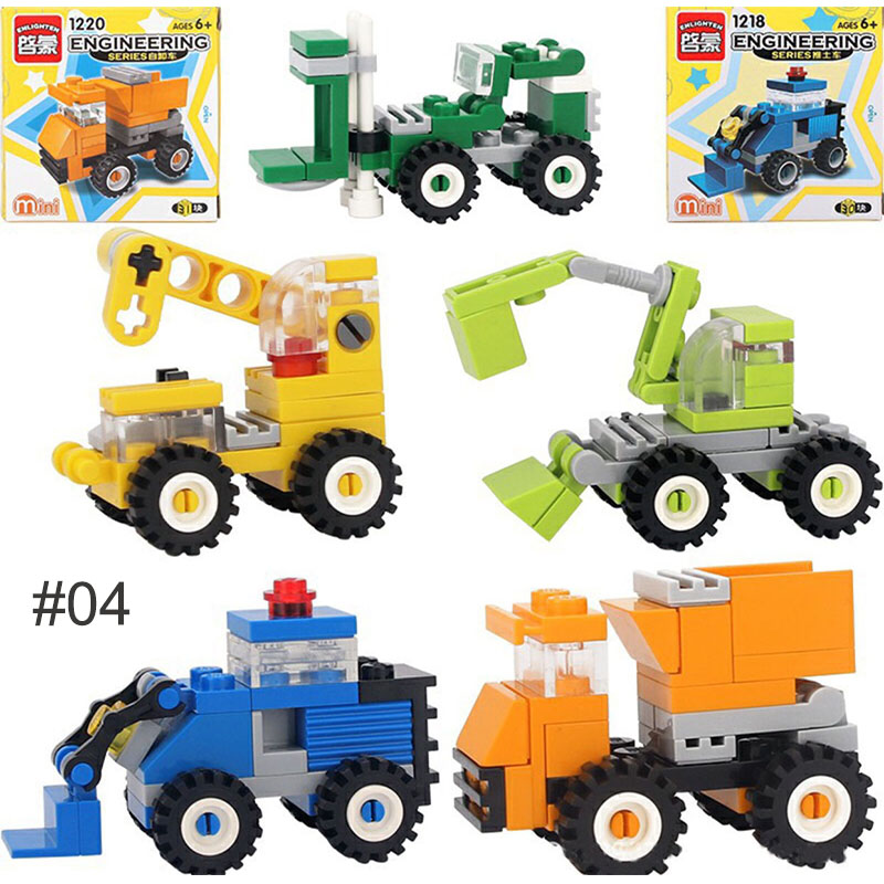 AIAZE548 / Mini Buildable Vehicles Toys 