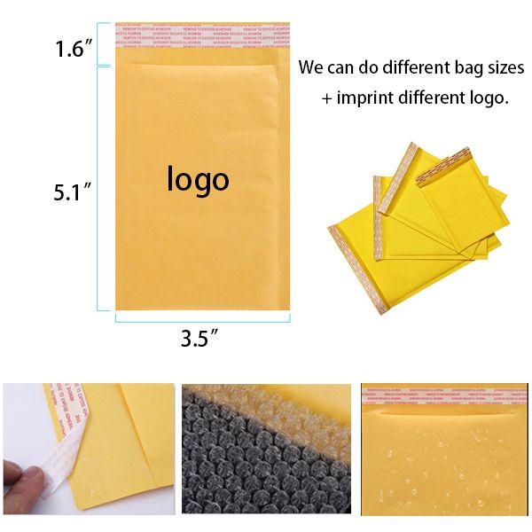 AIN1666 Kraft Bubble Mailer