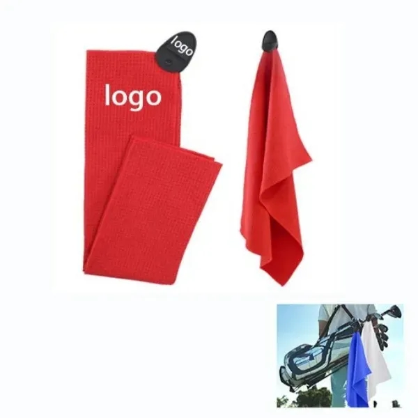 AIN2188 Waffle Golf Towels with Magnet