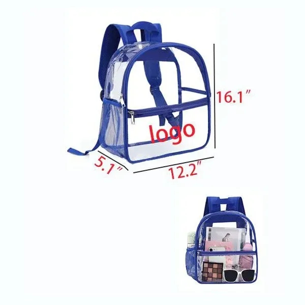 AIN2194 Clear PVC Backpack School Bag